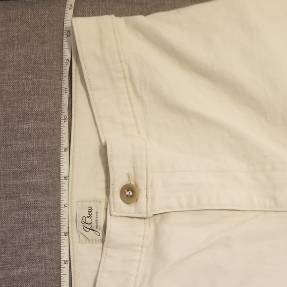 J. Crew High Rise Ecru Flare Jeans - Picture 9 of 10